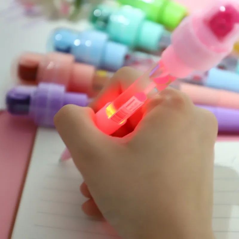 Kawaii Bubble Cartoon Pen With LED Lighting Perfect Stationery Gift For Kids,  Office Supplies, And Chinese Stamps Design 0862 From Newtoywholesale, $1.41